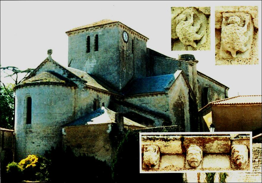 Monuments religieux de France avec tortues.