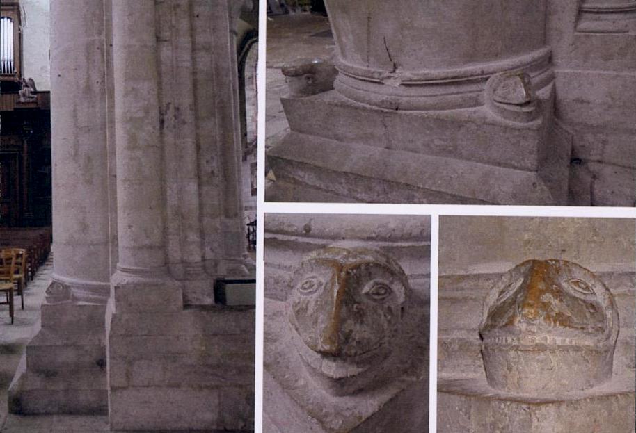 Monuments religieux de France avec tortues.