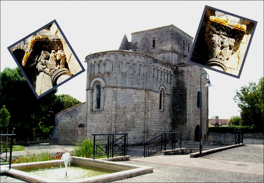 Monuments religieux de France avec tortues.